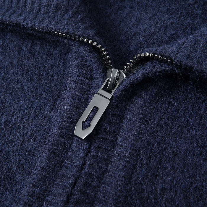 Kaschmirpullover mit Kragen und langen Ärmeln