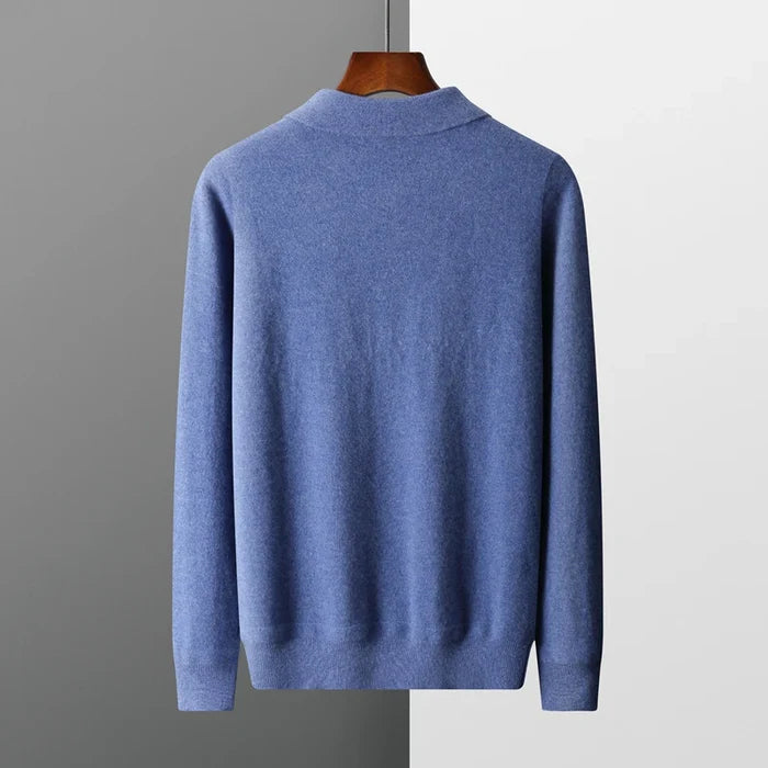 Klassisch geschnittenes Merino-Woll-Poloshirt