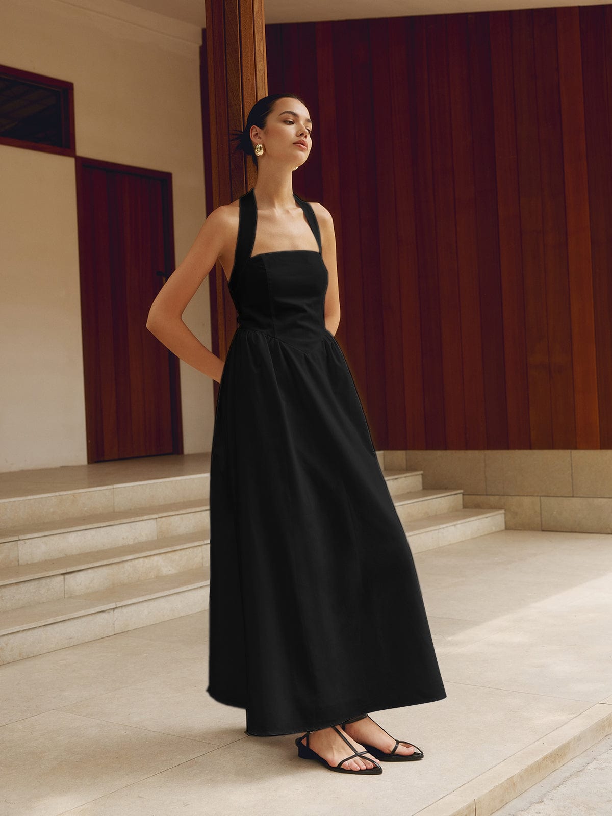 Elegantes langes Kleid