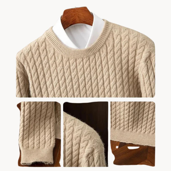 Herren Pullover aus Kaschmir in Grobstrick