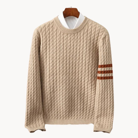 Herren Pullover aus Kaschmir in Grobstrick