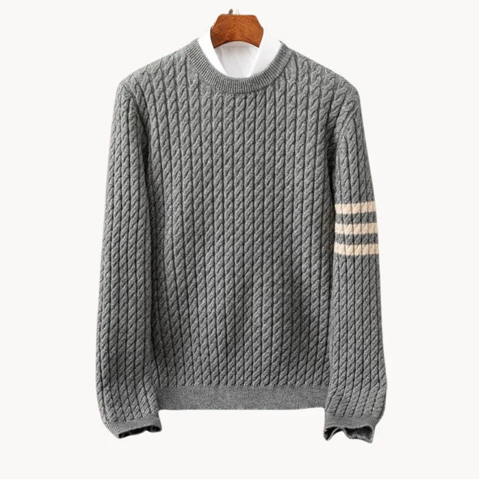 Herren Pullover aus Kaschmir in Grobstrick